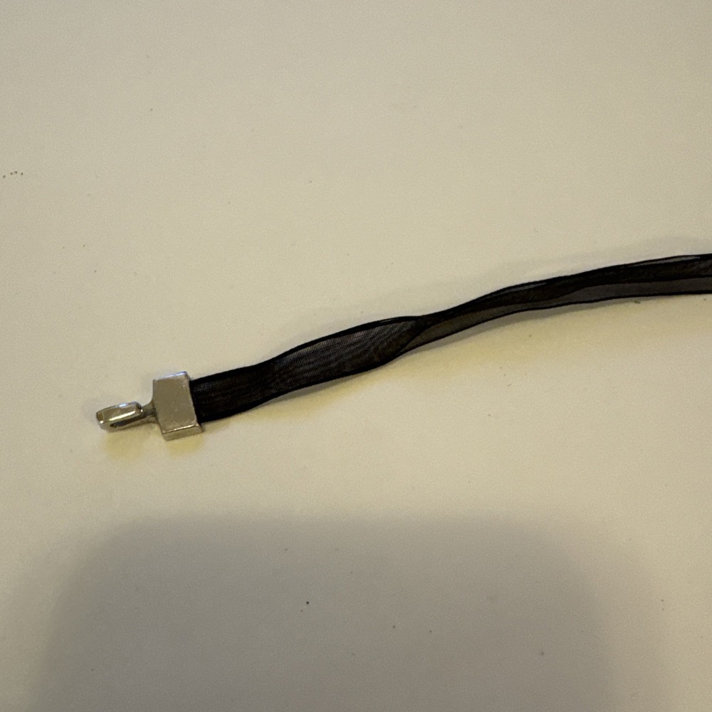 Christian Dior Ribbon Choker Black Vintage - Picture 5 of 5